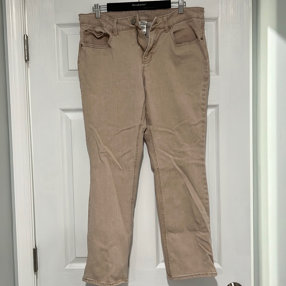 Time and Tru Khaki Boot Cut Jeans
